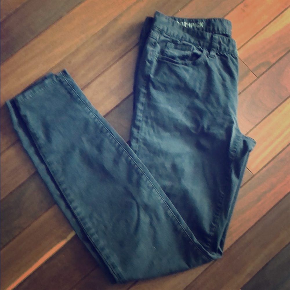 COPY - J Crew Charcoal Toothpick Jeans, size 29